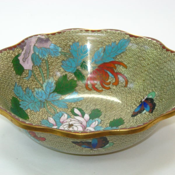 Large Cloisonne Bowl Etsy