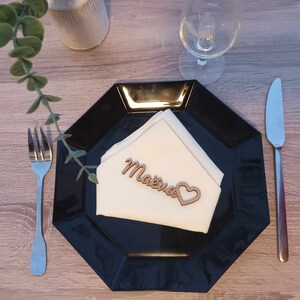 Ortsmarke Vorname zur Hochzeit, Vorname aus Holz