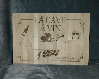 Pancarte pour Cave à vin ou autres (personnalisable)