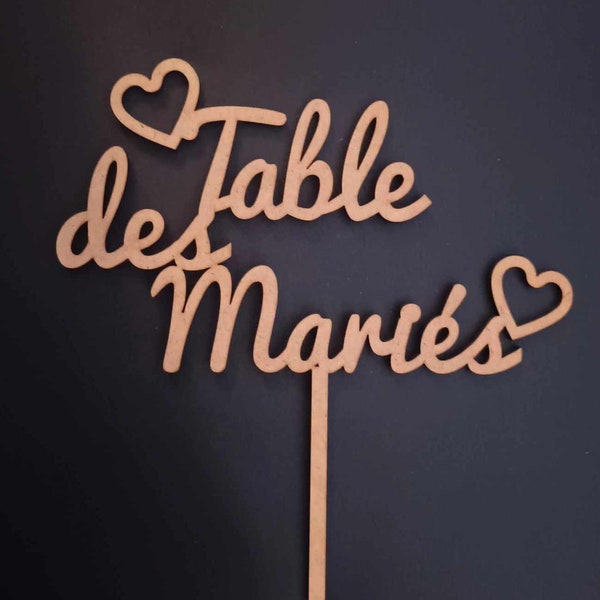 wooden table name