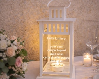 Linterna personalizada: un homenaje a tus seres queridos