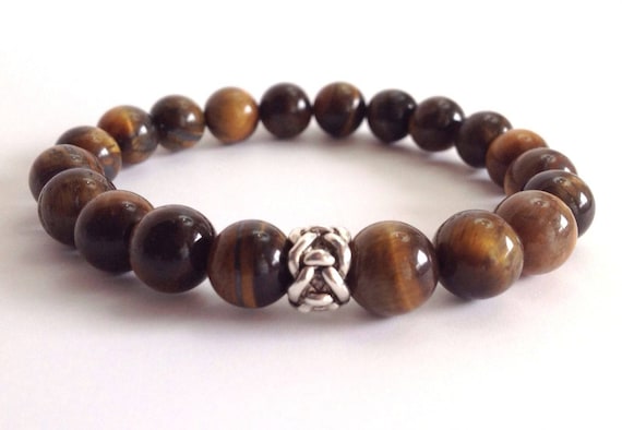 925 Sterling Silver Black Tiger Eye Gemstone Bracelet At Best Price In - Foto 10