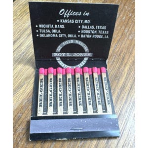 Gas Oil Matchbook - Etsy
