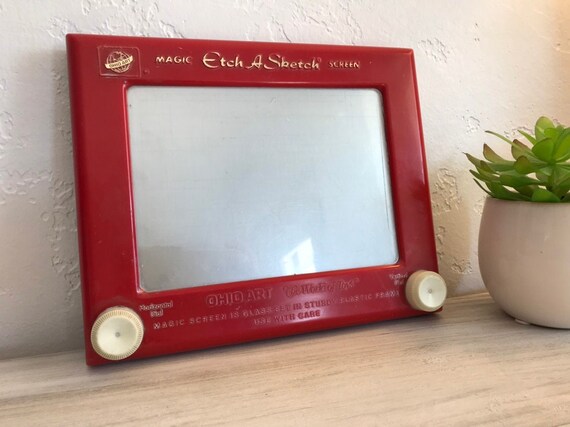 Etch A Sketch Toy Ohio Art Retro Toys Magic Screen Does Not Work Toy For Display Toy Story Toys French Toys