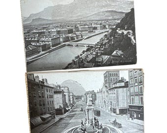 Grenoble Photograph Postcards 20 Different Cards French Architecture Photo View