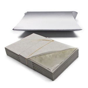 Feuille d&#39;argent véritable 100 % pur, feuille d&#39;argent 999 - 2 x 2 po. 5 cm x 5 cm 100 feuilles