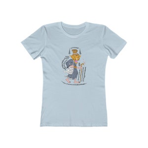 Thai Tattoo Design T-Shirt &#39;Weretiger with Good Luck Spells&#39; New Retro Funny Women&#39;s Tee Perfect gift or present for friends