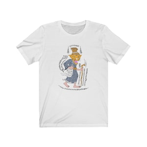 Thai Tattoo Design T-Shirt &#39;Weretiger with Good Luck Spells&#39; New Retro Funny Unisex Tee Perfect gift or present for friends