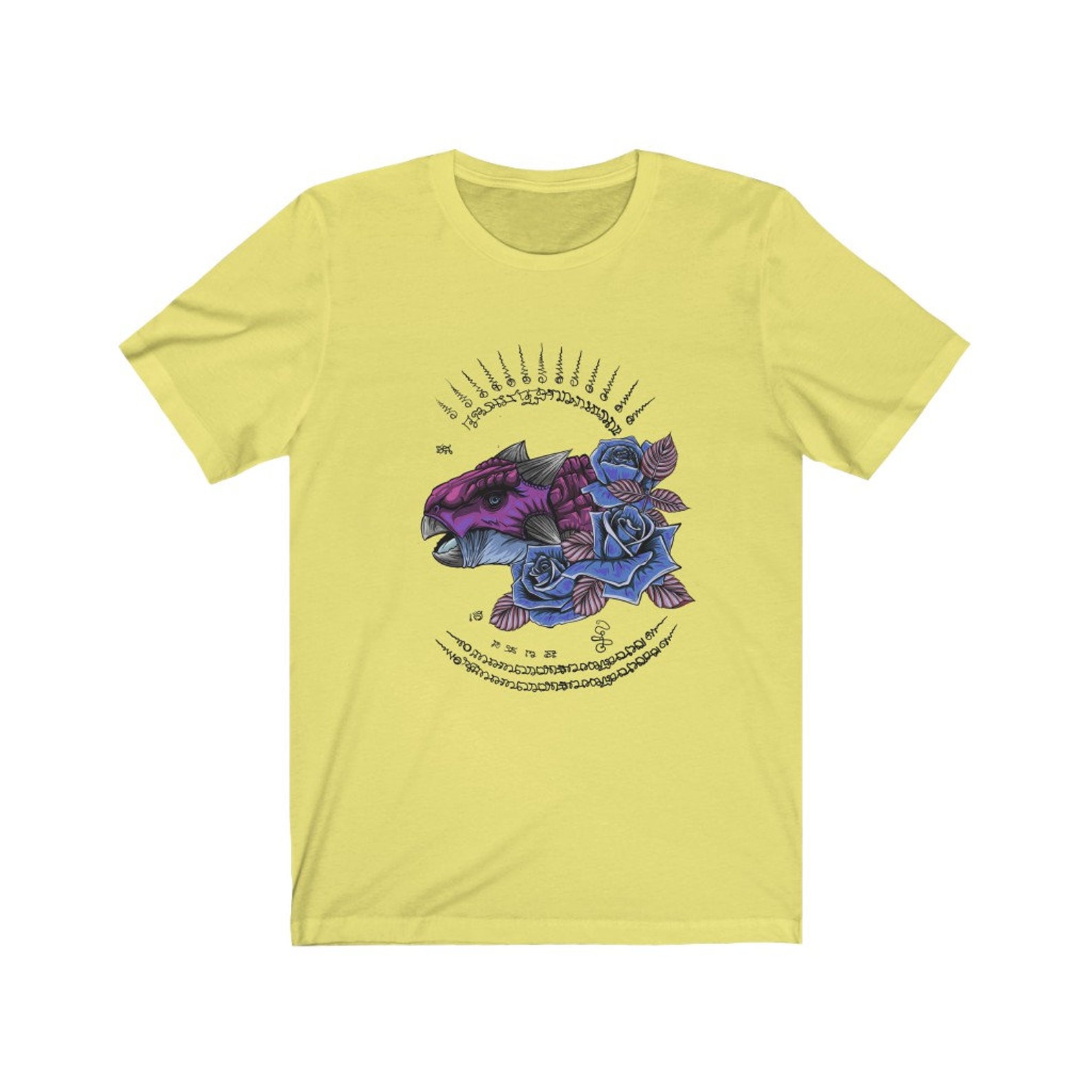 Thai Tattoo Design T-shirt 'dinosaur Ankylosaurus With - Etsy