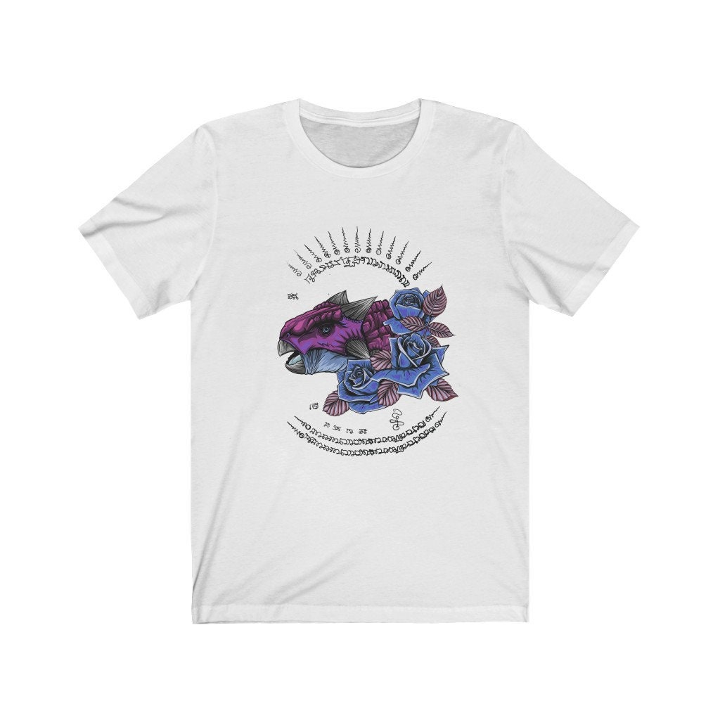 Thai Tattoo Design Tshirt 'dinosaur Ankylosaurus With Etsy