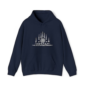 Sudadera con capucha con diseño de tatuaje tailandés &#39;Sak Yant Tattoo Lucky Magic Spells&#39; Nueva sudadera con capucha unisex retro Regalo perfecto o regalo para amigos