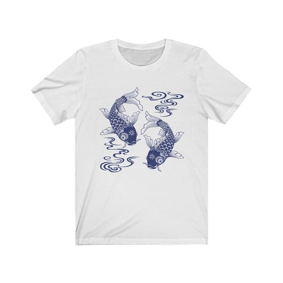 Thai Tattoo Design T-shirt 'carp Koi Fish Ukiyo-e' New Retro Unisex Tee  Perfect Gift or Present for Friends -  Canada