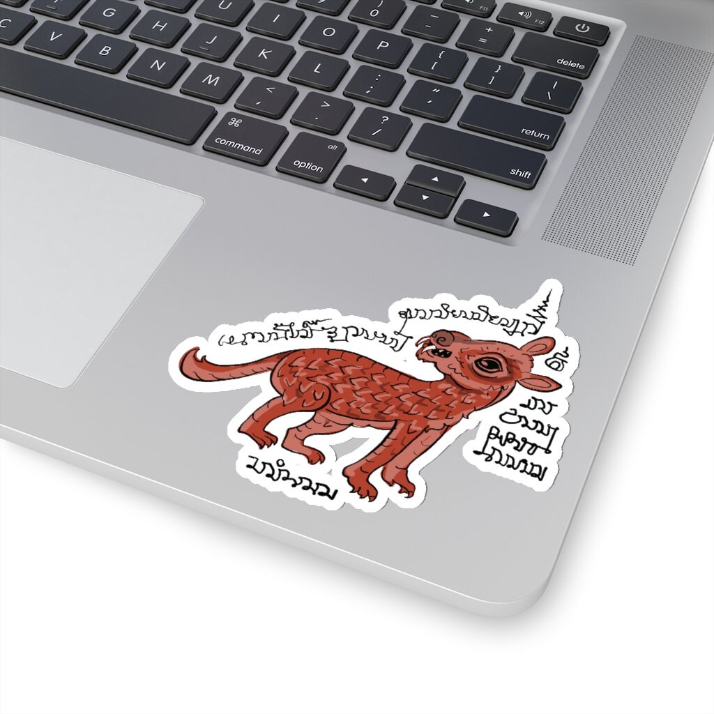 Thai Tattoo Design wolf With Sak Yant Good Luck - Etsy