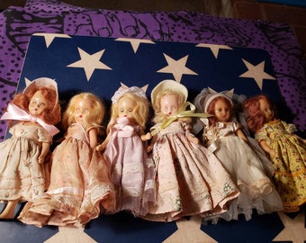 antique storybook dolls