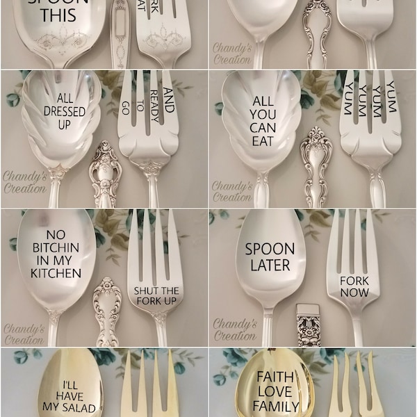 Custom-Serving-Spoon-Fork-Set-Server-Props-Stamped-Engraved-Personalized-Matching-Silver-Gold-Salad-Meat-Casserole-Holiday-Table-Decor-Funny