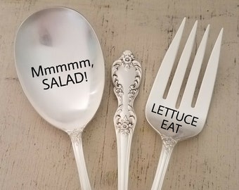 Custom-Serving-Spoon-Fork-Set-Server-Props-Stamped-Engraved-Personalized-Matching-Silver-Gold-Salad-Meat-Casserole-Holiday-Table-Decor-Funny