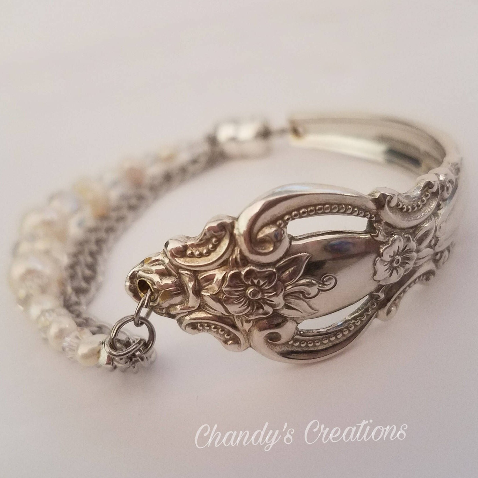 Spoon Braceletfreshwater Etsy