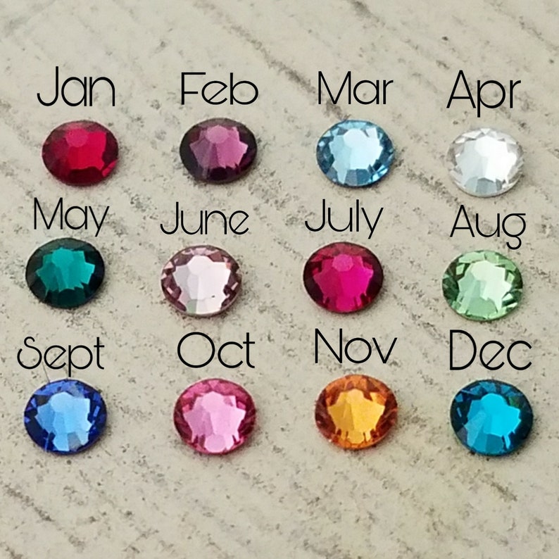 Penny-Name-Birthstone-Keychain-Lucky-Custom-Stamped-Unique-Gift-Token-Seventh-Anniversary-Engraved-Personalized-Children/'s-Names-Heart-Date