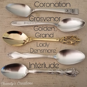 Custom-Tea-Coffee-Peanut-Butter-Spoon-Stamped-Personalized-Engraved-Party-Vintage-Silverware-Server-Teaspoon-Tablespoon-Dessert-Silver-Stir