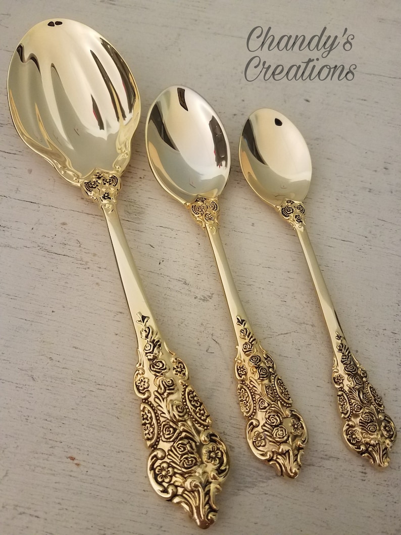 Customgoldspoonstampednamepersonalizedcoffeesoupengrav Etsy