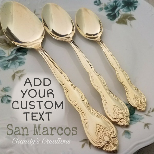 Custom-Gold-Spoon-Stamped-Name-Personalized-Coffee-Soup-Engraved-Words-Vintage-Silverware-Server-Tablespoon-Nutella-Gift-Ice-Cream-Dessert