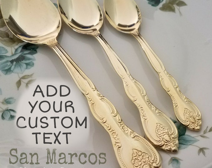 Custom-Gold-Spoon-Stamped-Name-Personalized-Coffee-Soup-Engraved-Words-Vintage-Silverware-Server-Tablespoon-Nutella-Gift-Ice-Cream-Dessert