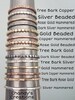 Sterling-Silver-Gold-Copper-Rose-Stackable-Rings-Midi-Layered-Hammered-Beaded-Stack-Band-Spacer-Dotted-Thin-Minimalist-Thumb-Pinky-Toe-Ring 