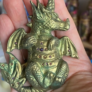 Handmade Polymer clay baby dragon