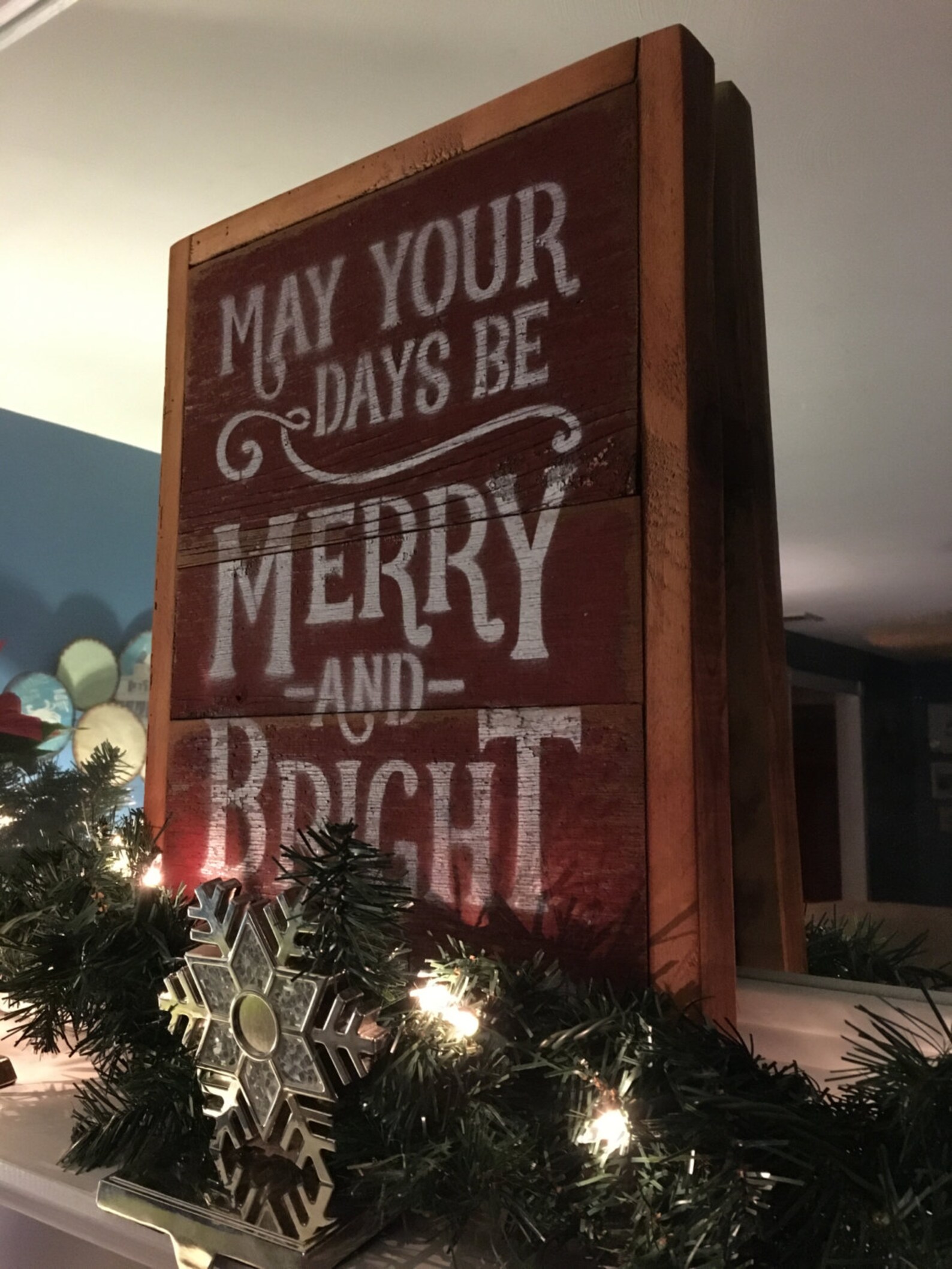 Rustic Christmas Decoration Rustic Home Decor Holiday Etsy