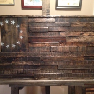 Reclaimed Wood American Flag,Handmade Wood Flag, Rustic Home Decor,Reclaimed Wood,Military Decor,Wood Flag,Great Gift for Dad,Art,USA, Decor