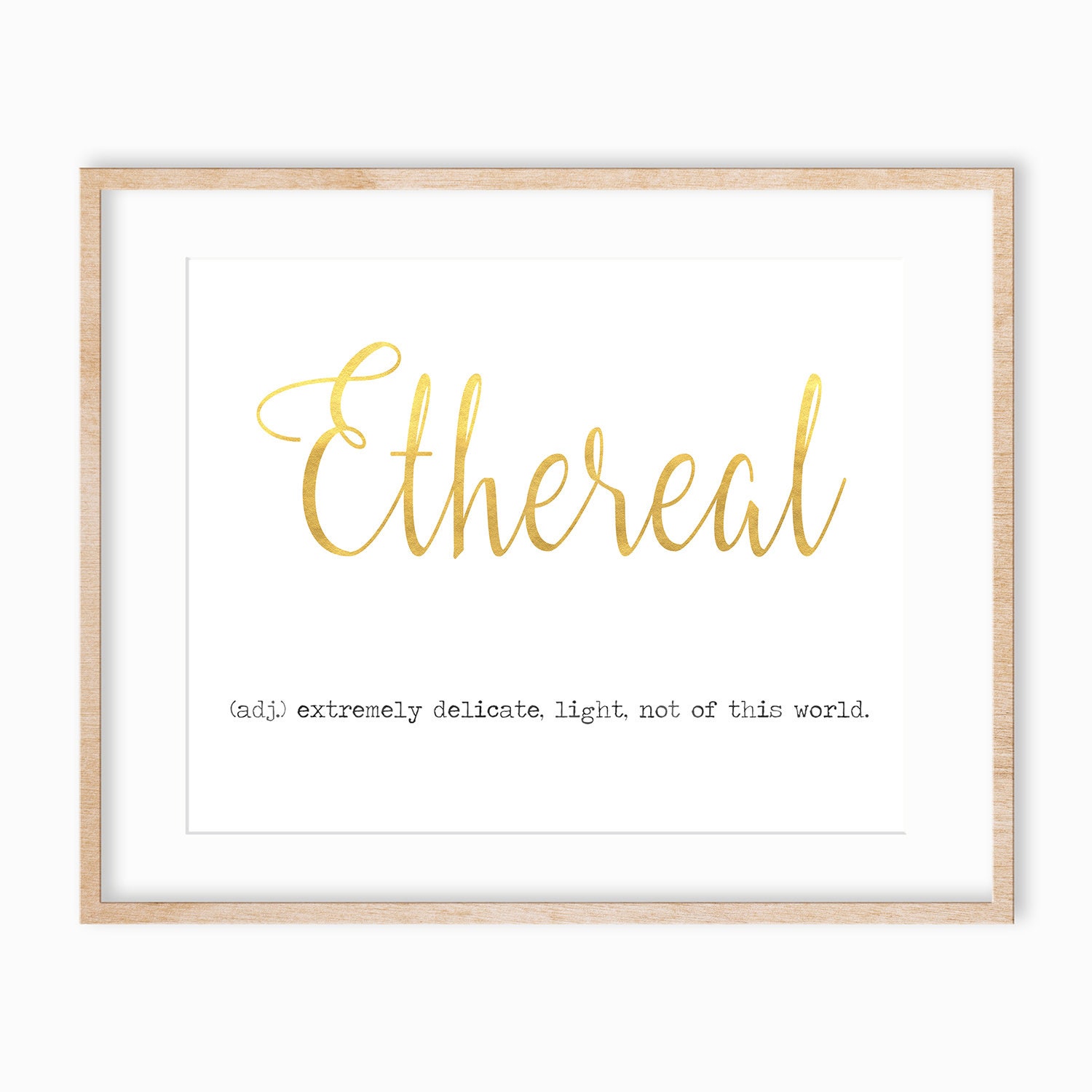 Literary decor dictionary print grammar print typography Etsy