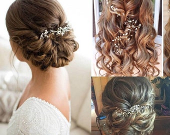 Made to Order "Ella" capelli Vine nuziale capelli accessori Prom