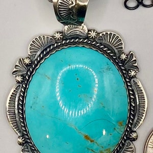 Kingman Turquoise handmade Pendant. Beautiful!!