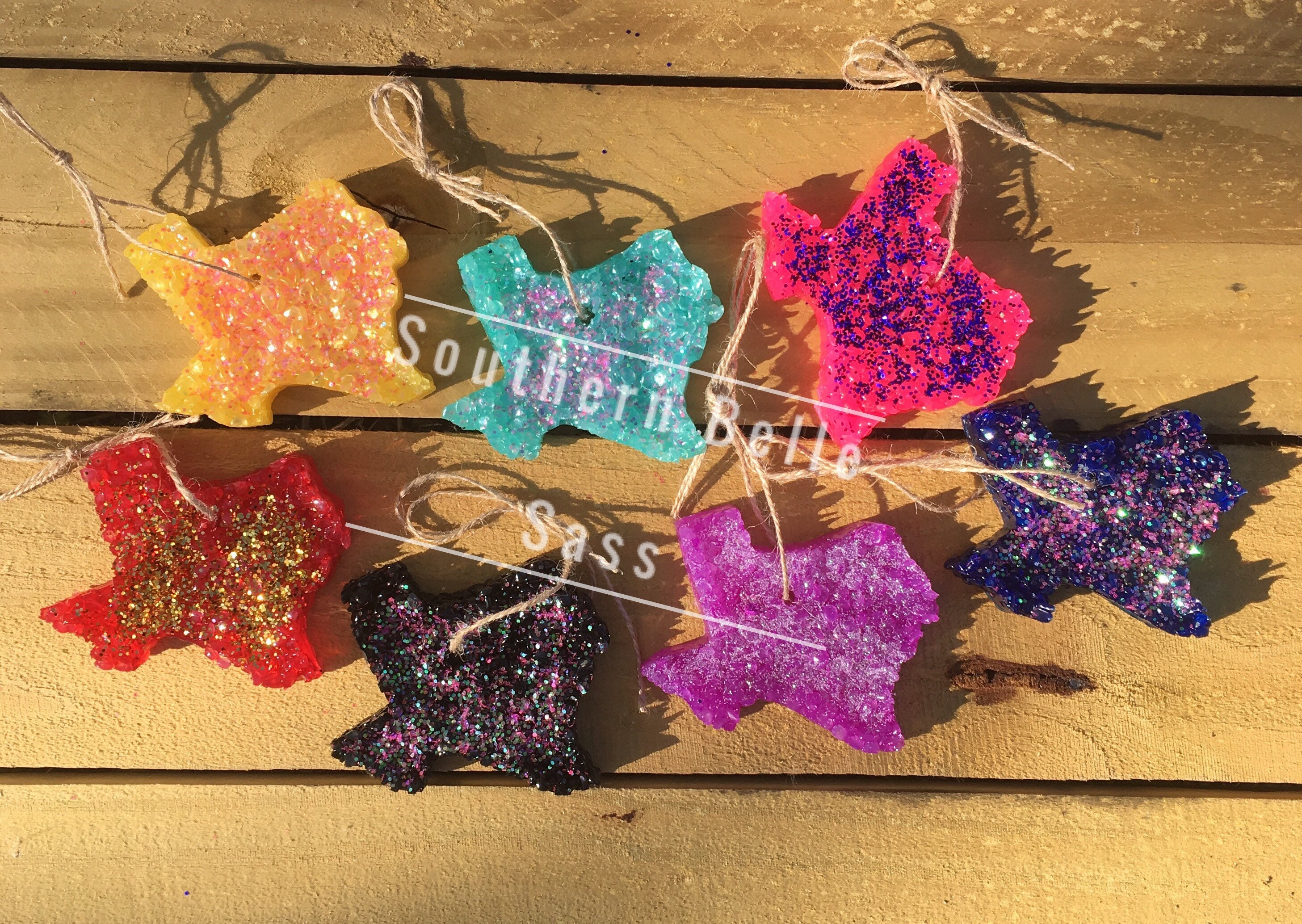 Texas Oklahoma Aroma Bead Air Freshener Car Scents Accessory Etsy