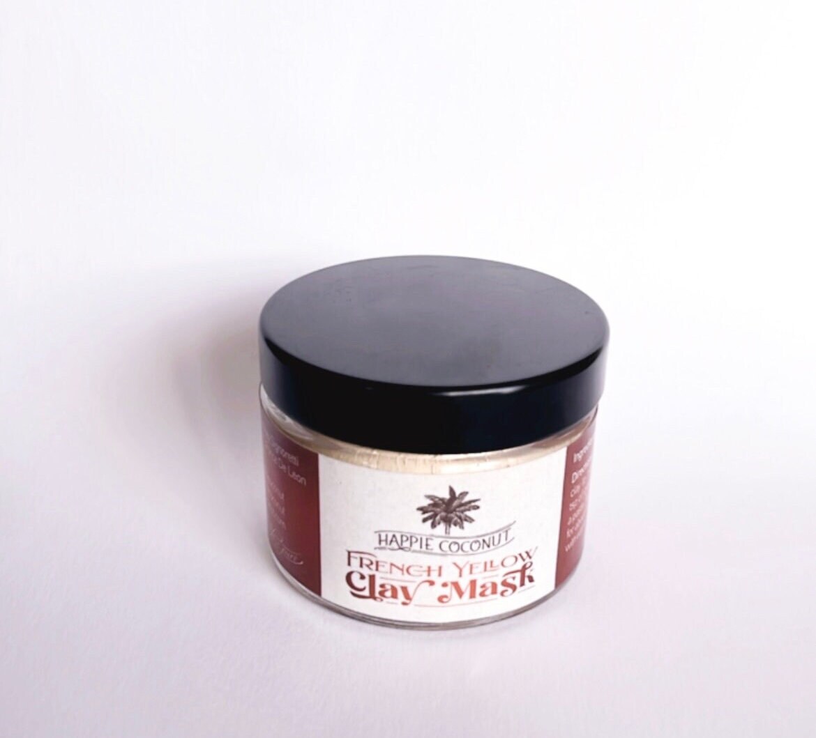 Organic French Yellow Clay Mask - Mild Facial Cleanser