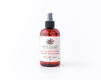 Linen Spray - Lemongrasss . Rosehips. Ginger  .  Natural Body Spray or Room Spray With Essential Oils