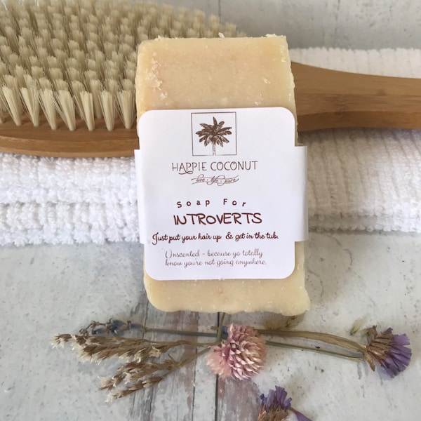 Introverts Goat Milk Soap - All Natural Soap - Handmade Soap - Handcrafted Soap - Sensitive Skin So