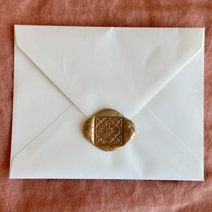 Beautiful Vintage Floral Wax Seal Stickers