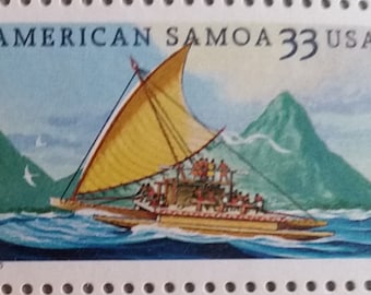 American Samoa*Island*US Postage Stamps*Unused Mint Condition*Scott #3389*Pane of 20*Samoan Tropical Vacation Collectible Memorabilia