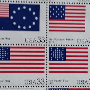 Stars & Stripes*American Flags*US Postage Stamps*Unused Mint Condition*Scott #3403*Pane of 20*United State Patriotic Memorabilia Collectible