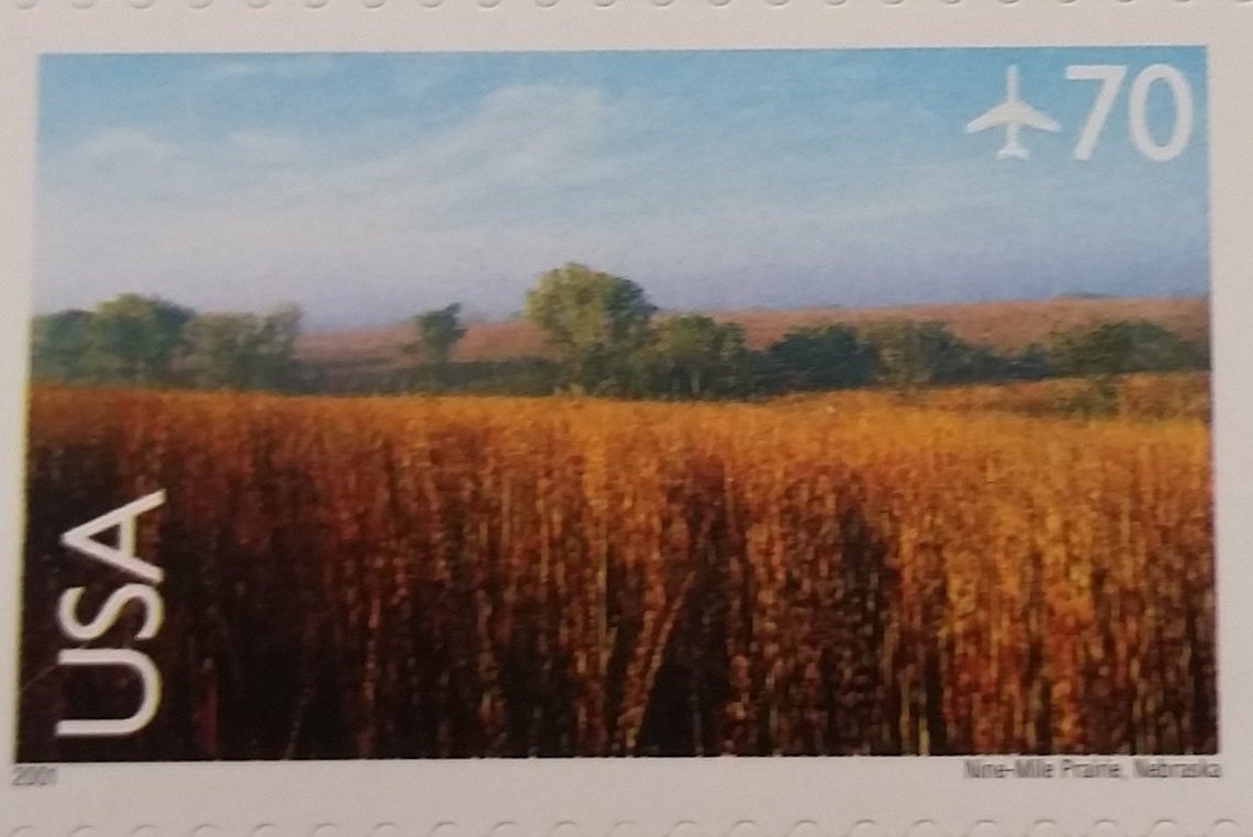 U.S. Scott's C136 2001 10 Stamps 70 Cent Nine-mile Prairie USPS Retail  Package 