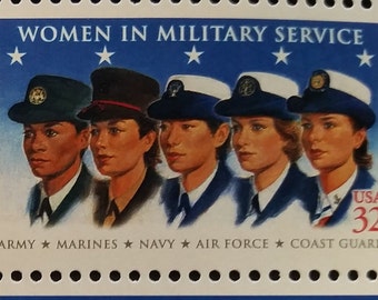 Women in Military Service*Veterans*Army*Navy*Marines*Air Force*Armed Forces*Scott #3174*Pane of 20 Stamps*Coast Guard*Uniforms