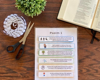 Psalm 1 - digital download craft