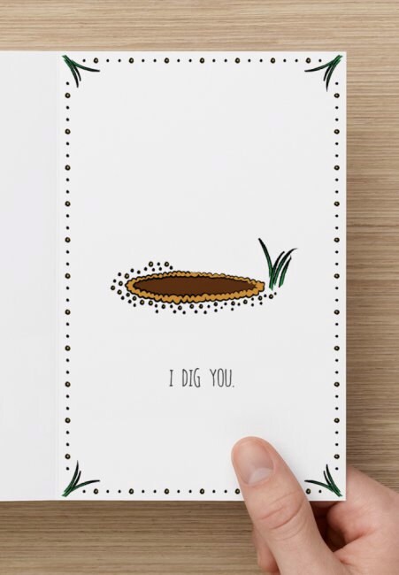 Gopher Card - Funny Punny Greeting Cards (animal Series) by Solivagants ...
