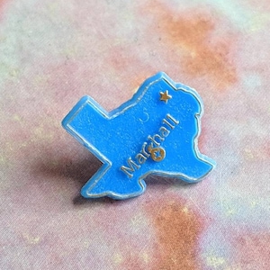 Vintage Marshall, Texas Souvenir Plastic Lapel Pin