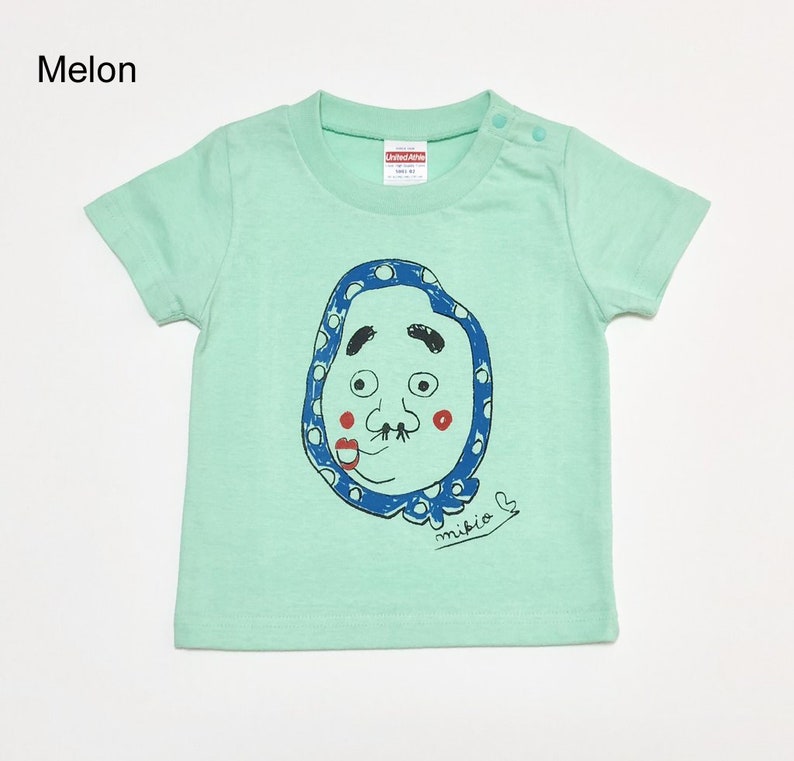 Japanese baby japan tshirt hyottoko Hyottoko Baby/'s T shirt baby tshirt kawaii top japanese gift idea, japanese baby gift
