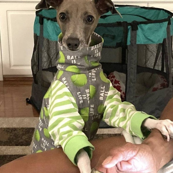 Ball is Life Italian Greyhound Top.  2 legged shirt.  Iggy Tops.  Ready to Wear