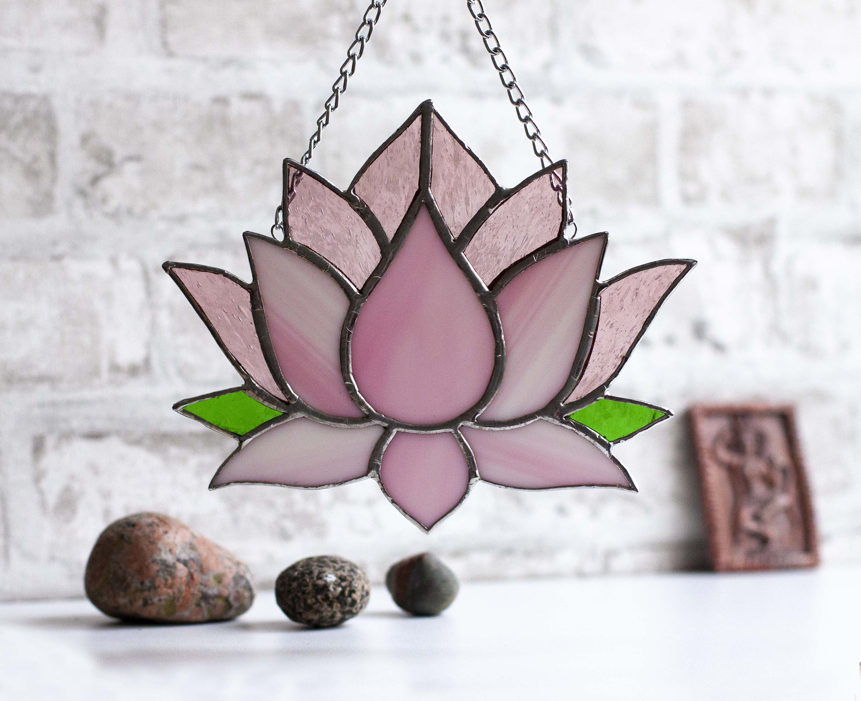 Lotus Flower Stained Glass Pattern