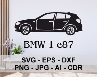 German sports car, BMW, 1 G87, dxf, svg, ai, cdr, Digital Files, vector, laser cut, plasma CNC, cutting, printing, engraving, automotive