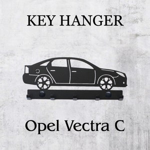 Opel Vectra, Key rack, design, gift, idea, car, key hanger, metal wall decor, automotive, key holder, german car, garage decor, home decor, Opel, Vectra, gift for man, gift for fans, petrolhead, oryginal gift, car metal hanger, different sizes